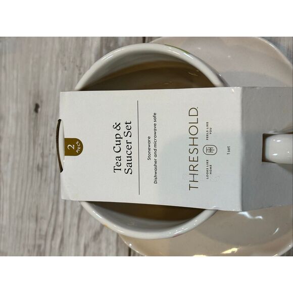 Target Threshold floral Easter bunny tea cup and saucer plate set - Picture 5 of 8